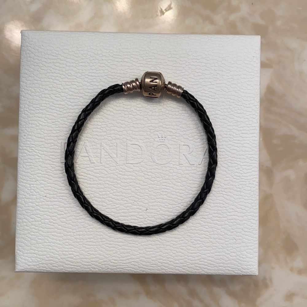 Black Braided Pandora Bracelet